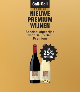 nieuwe premium wijnen, speciaal geselecteerd voor gall & gall premium